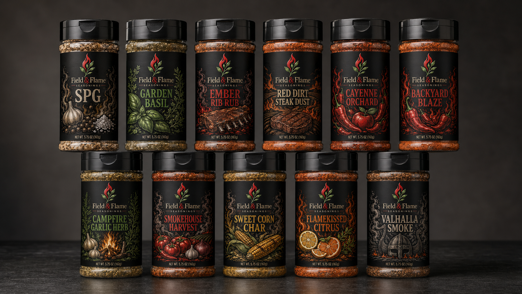 Field & Flame core flavor collection